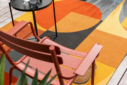 Brink And Campman 411705 Shapes In Multi Coloured Rug