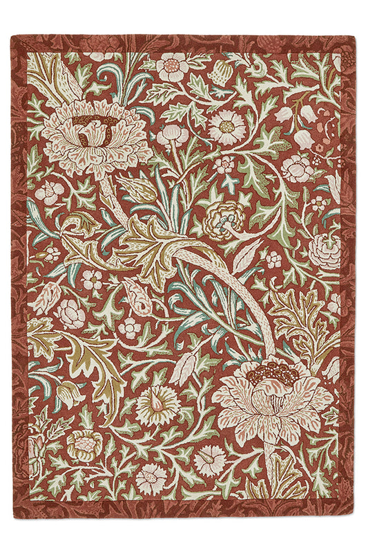 Morris & Co Trent 127503 In Red Rug