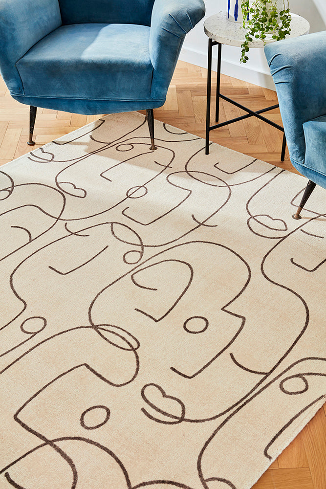 Scion Epsilon Charcoal Rug - 023801