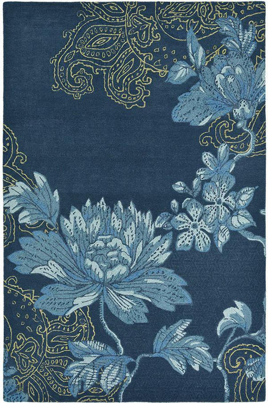 Wedgwood Fabled Floral Navy 37508 Rug