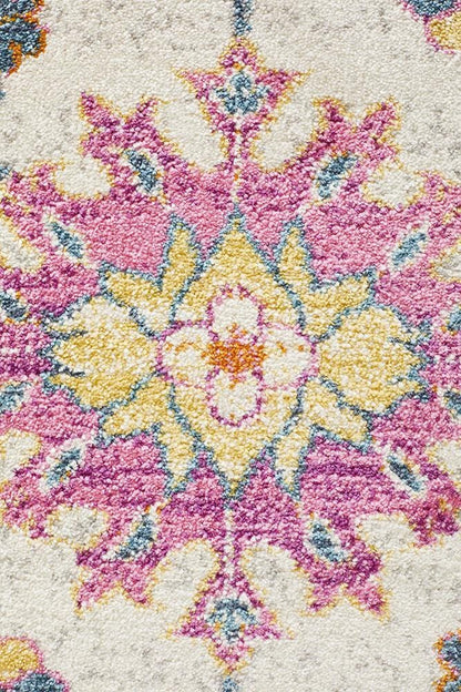 Babylon Lily in Multi Coloured : Round Rug
