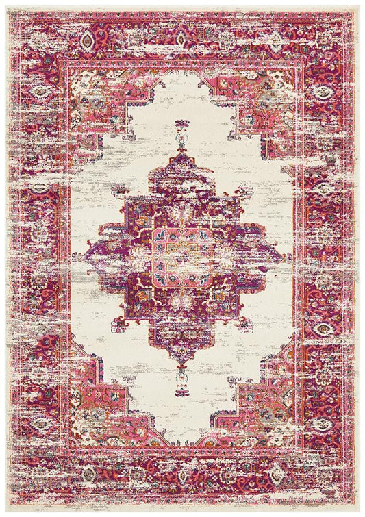 Babylon Faded in Pink Rug