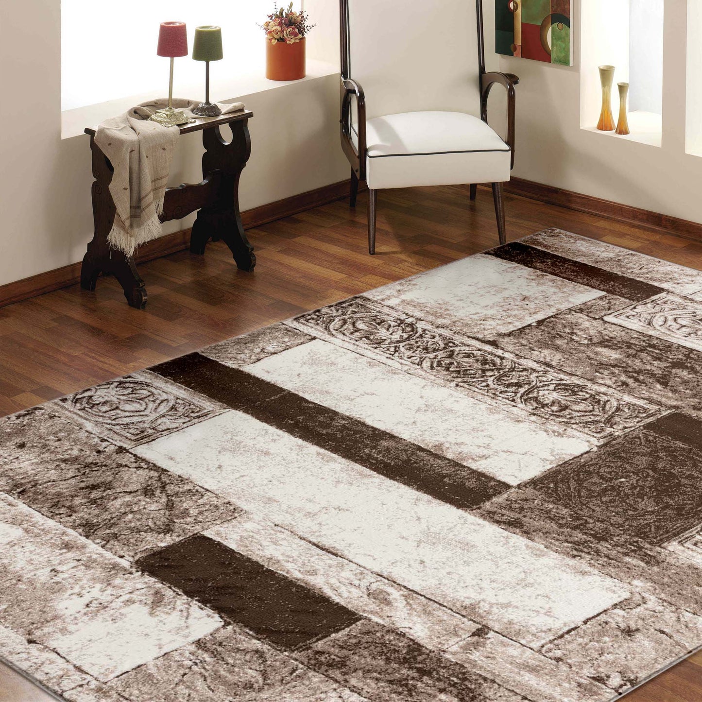 Boston 9619 in Beige Rug