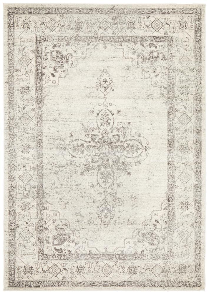 Century In Ivory & Silver Rug – Cheapest Rugs Online