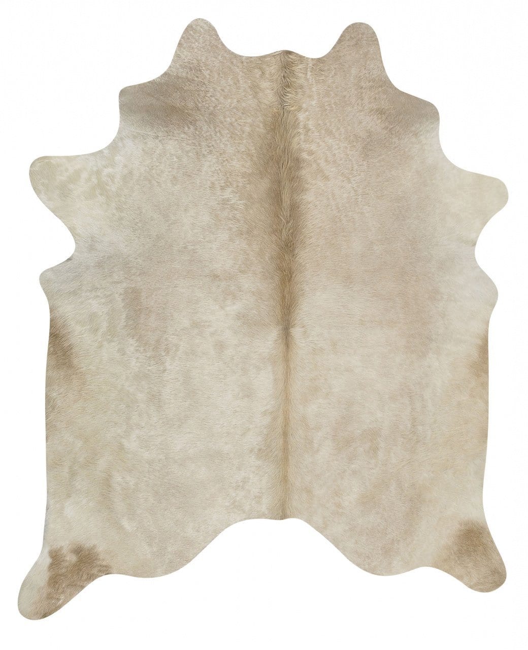 Natural Cowhide in Champagne Rug