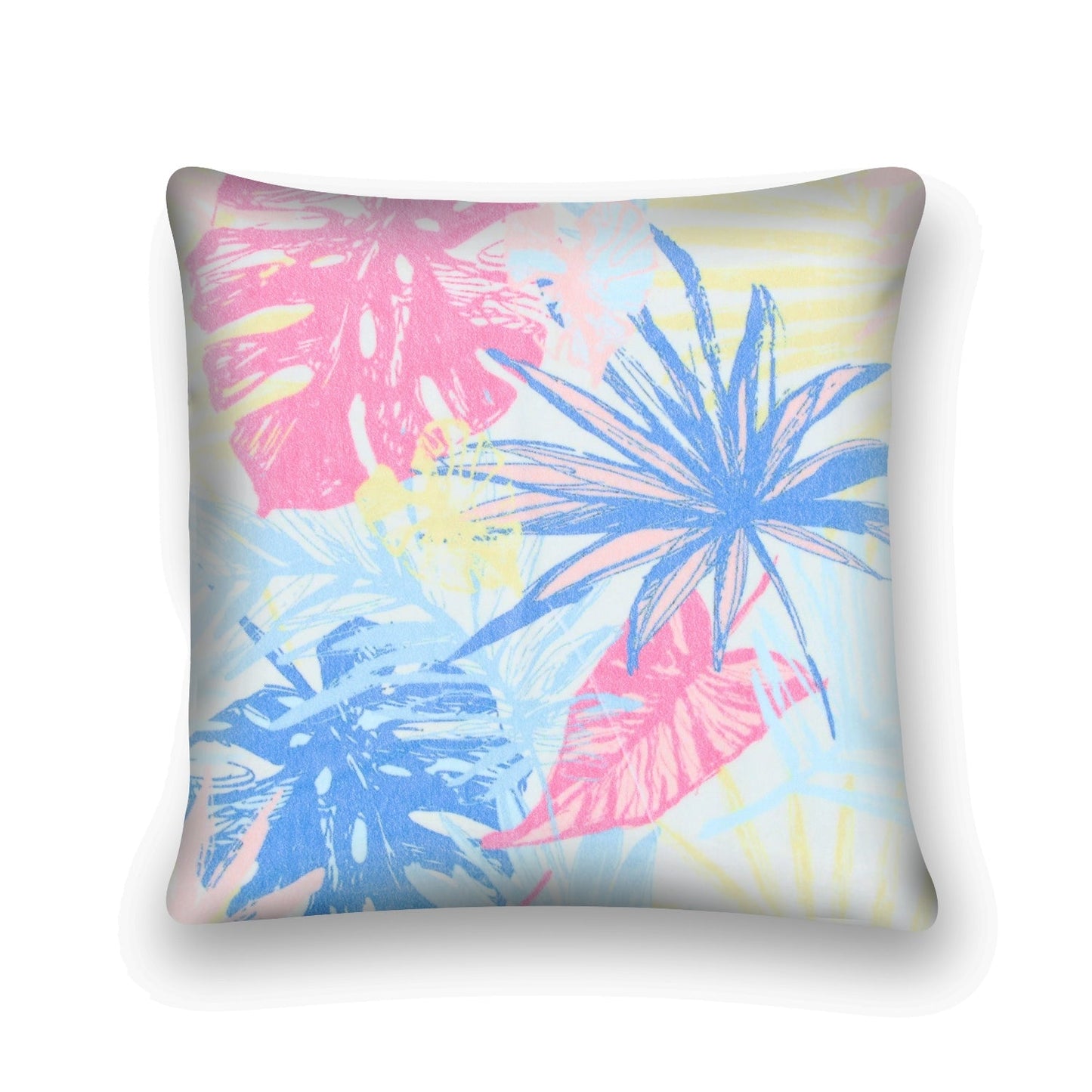 'Pastel Paradise' 100% Cotton Velvet Cushion Cover