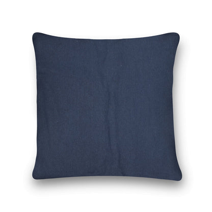 Anchors Away 100% Cotton Velvet In Blue Cushion Cover