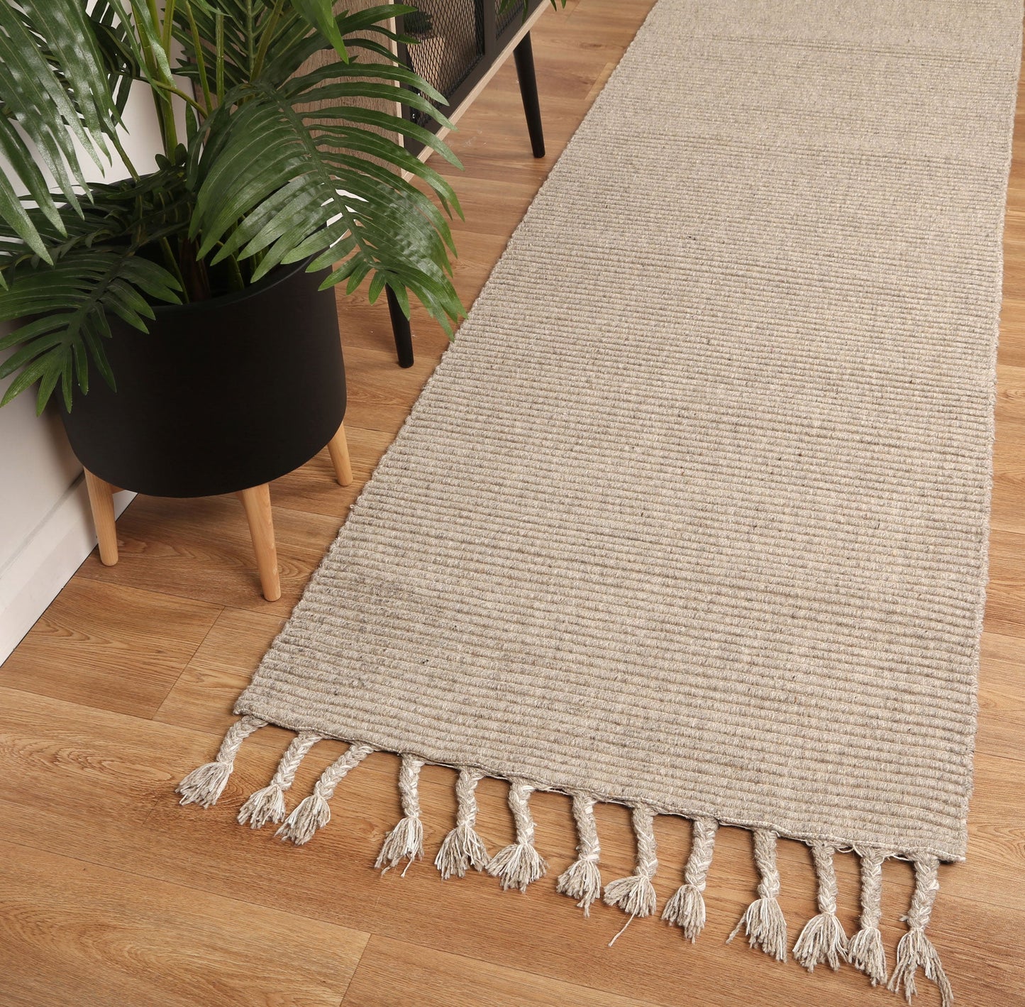 Goa Textured Wool Blend In Ivory Rug