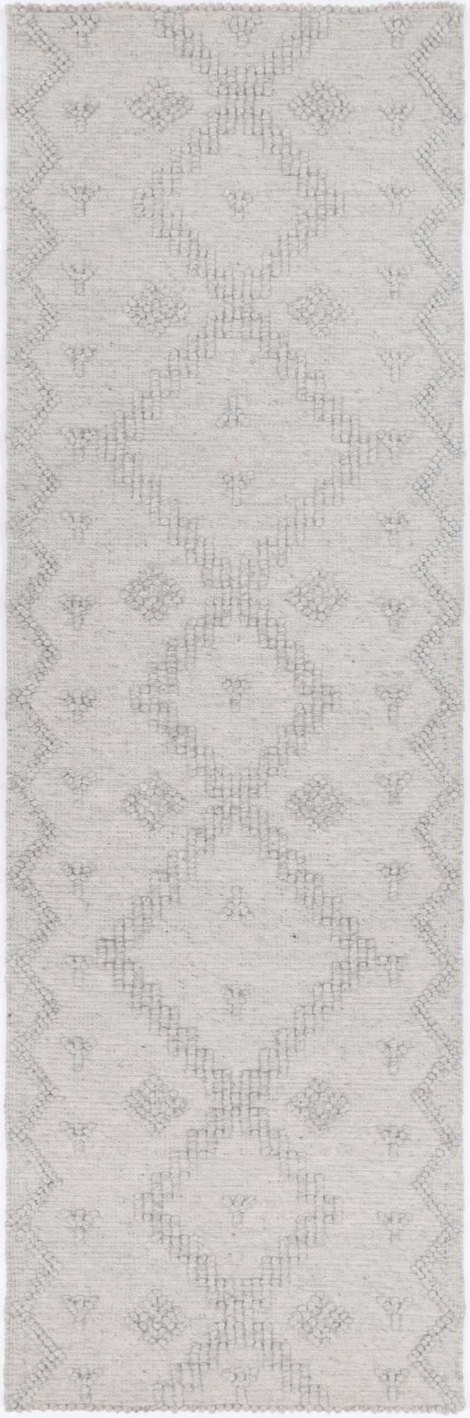 Goa Aztec Wool Blend In Grey Rug