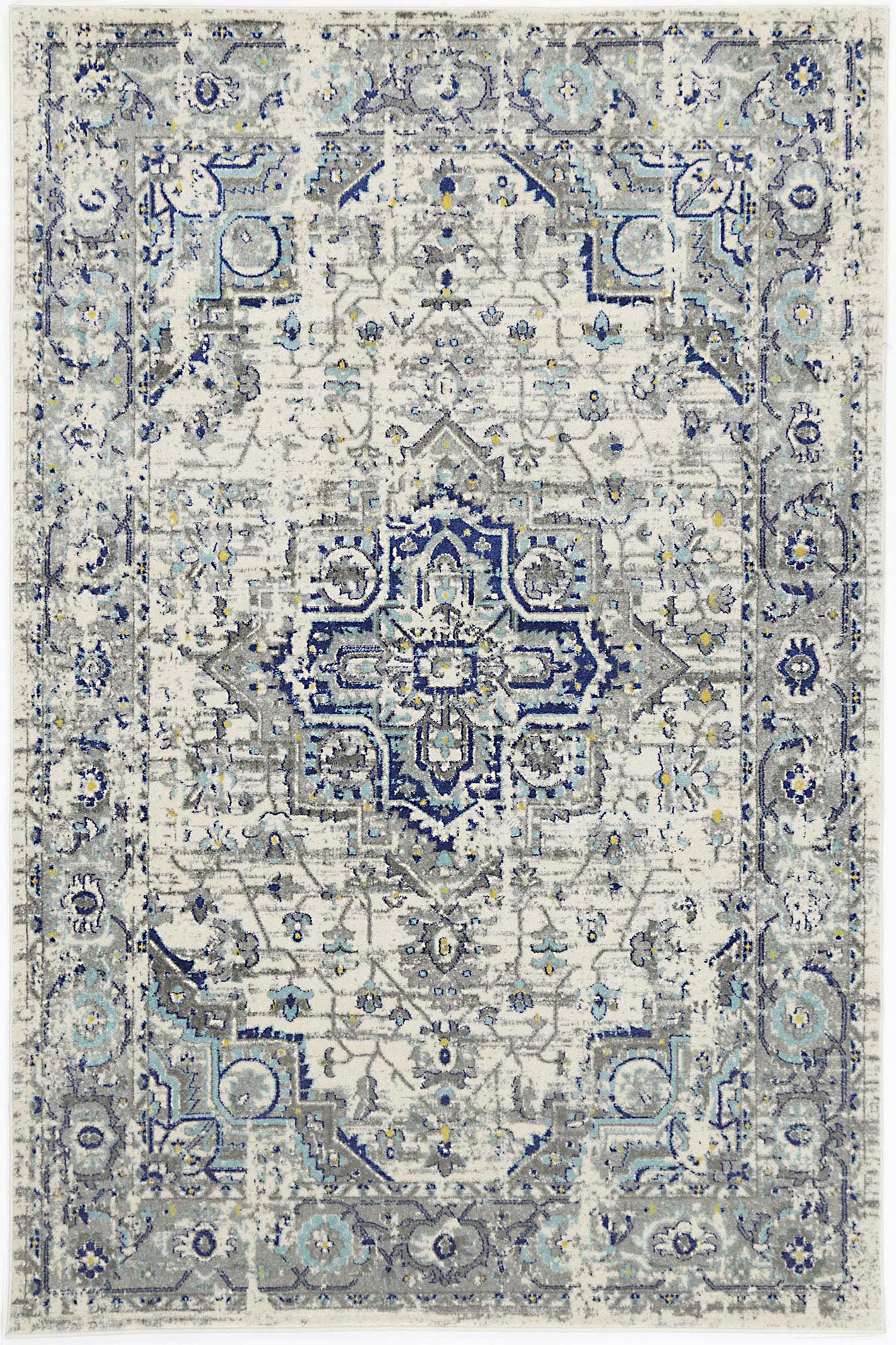 Delicate Melissa In Ivory & Blue Rug