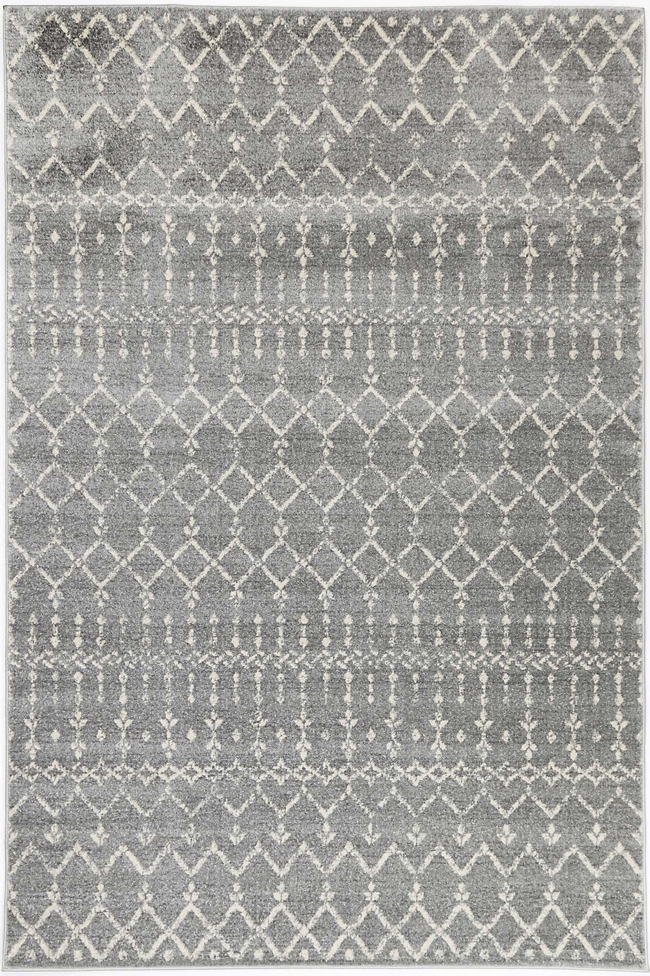 Delicate Cassiday In Grey & Ivory Rug