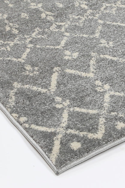 Delicate Cassiday In Grey & Ivory Rug