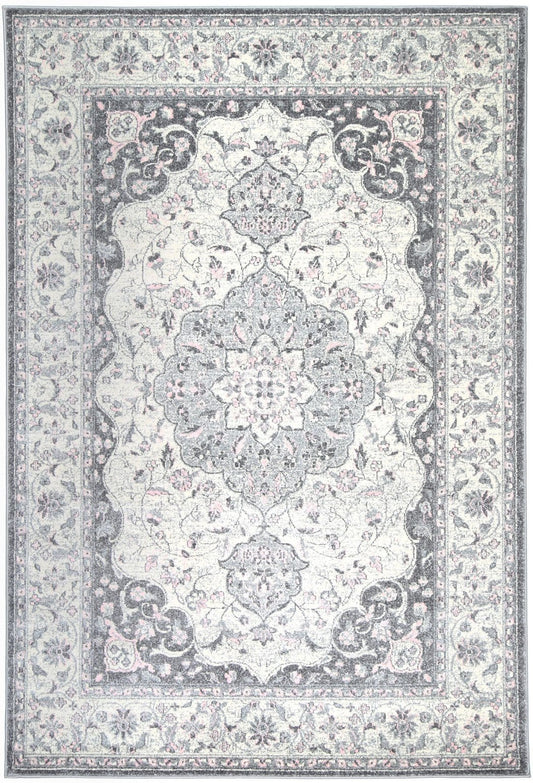 Zendaya Oriental in Grey Rug