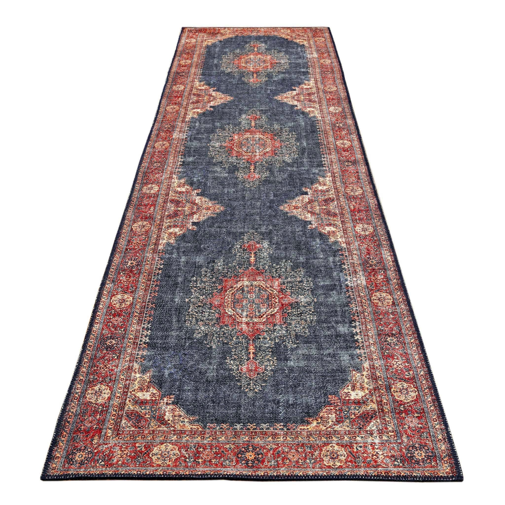 Nova Navy Runner Rug – Cheapest Rugs Online