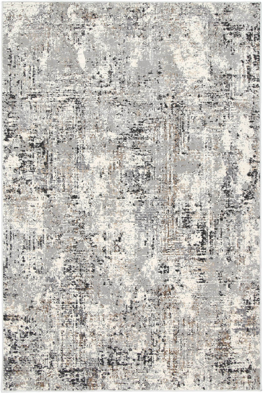 Artistry Edvard Abstract In Grey Rug