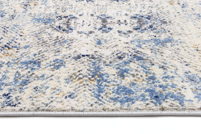 Artistry Piet Contemporary In Blue Rug