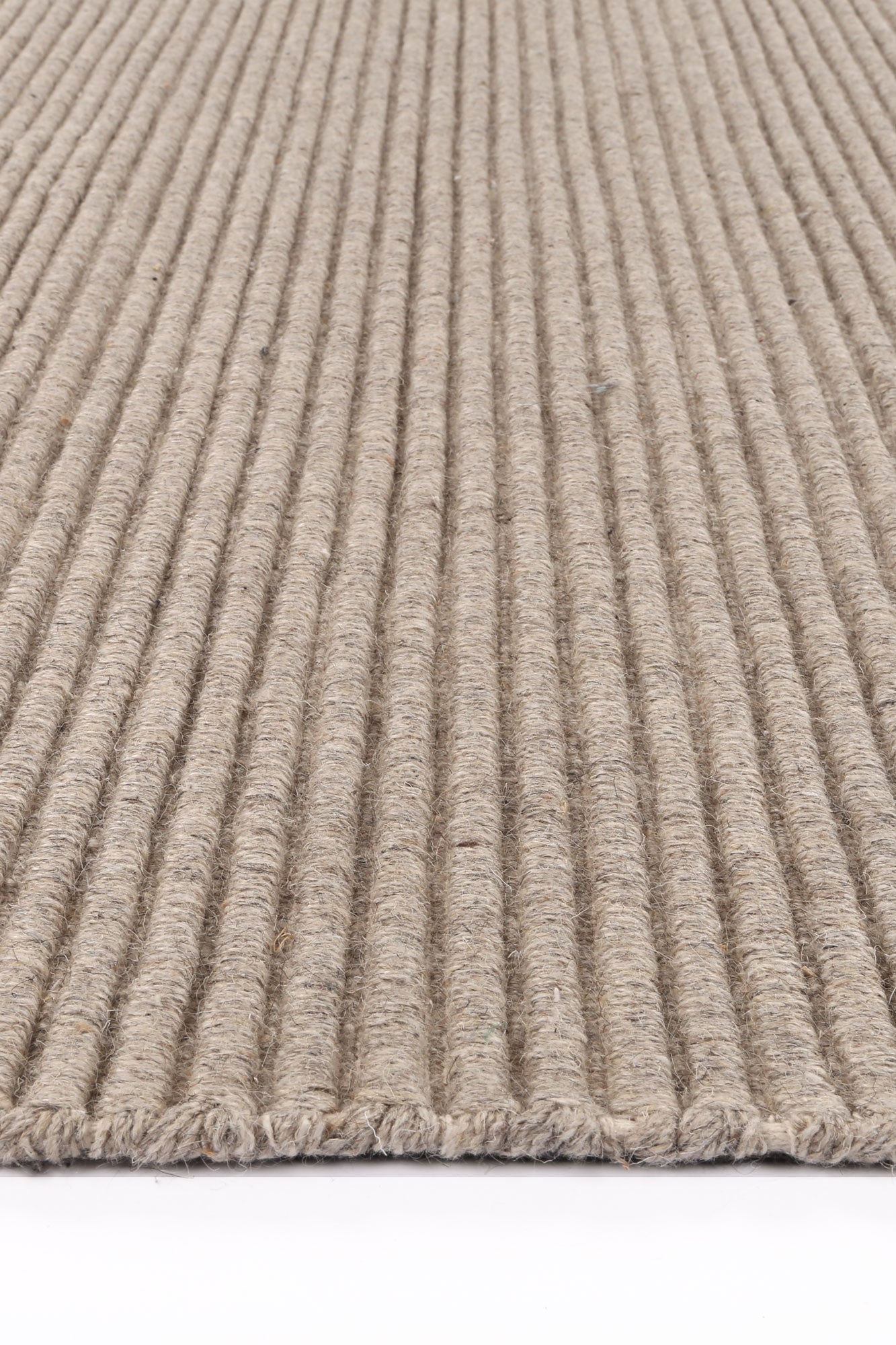 Goa Textured Wool Blend In Ivory Rug