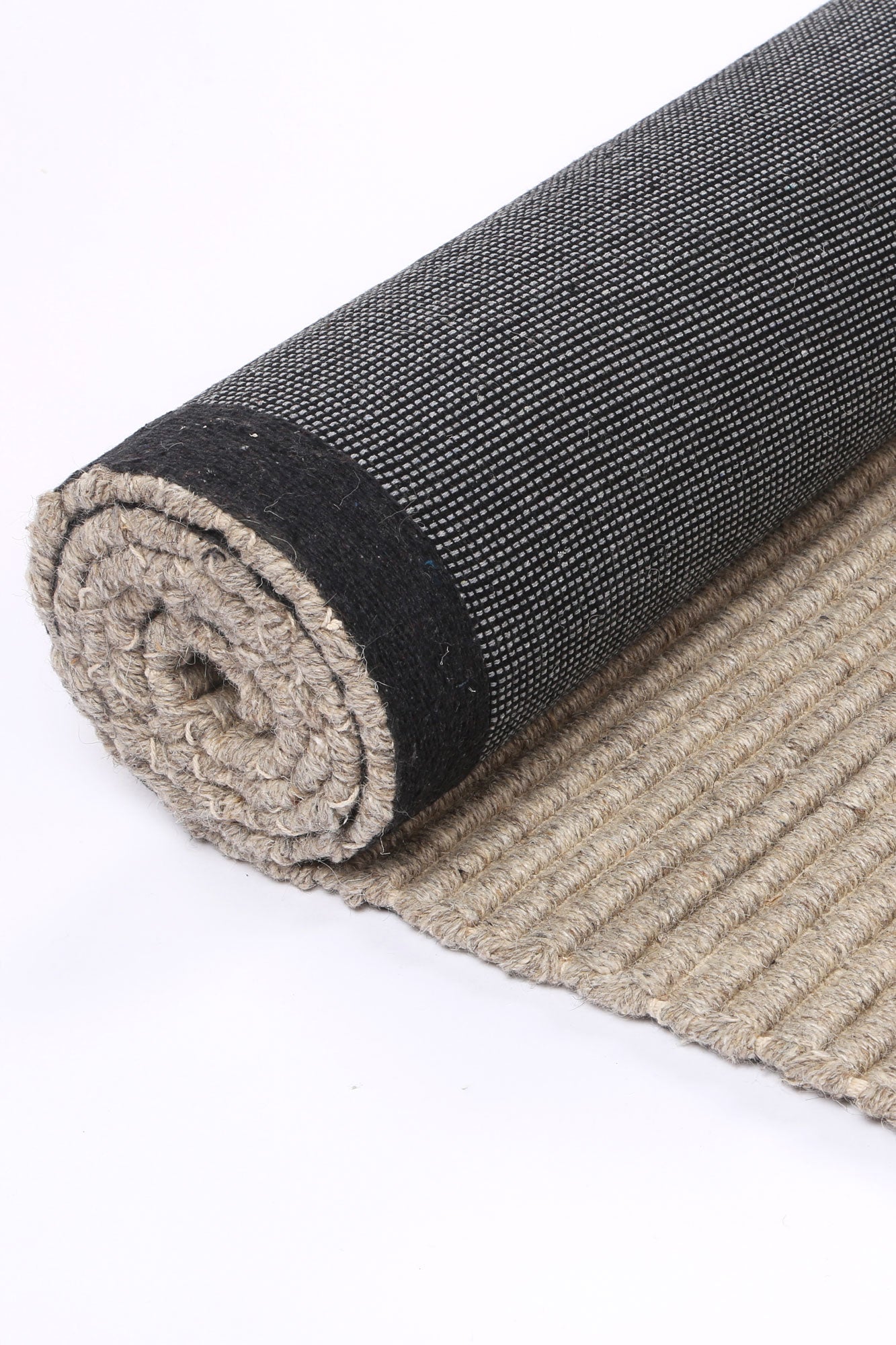 Goa Textured Wool Blend In Ivory Rug