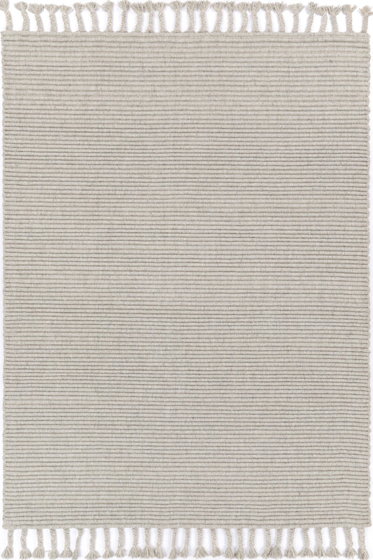 Goa Textured Wool Blend In Grey Rug