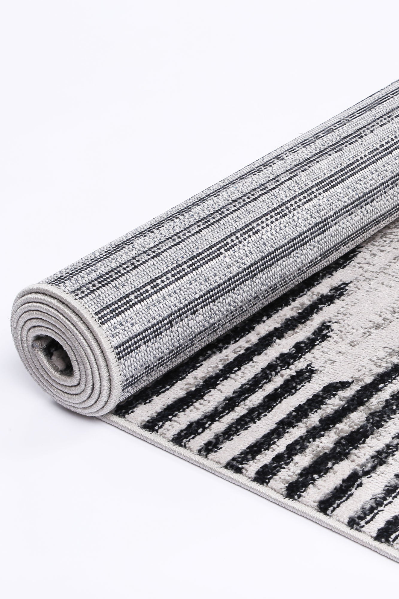 Christina Diamond Contemporary In Charcoal Rug