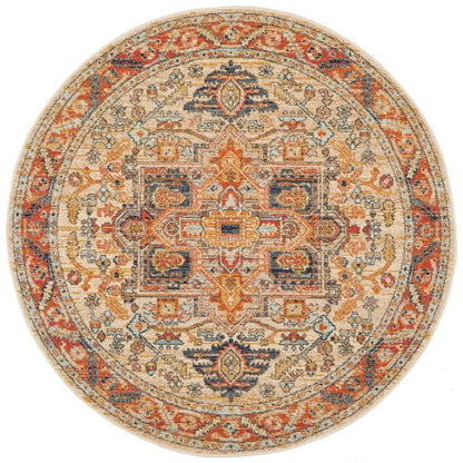 Legacy in Rust : Round Rug