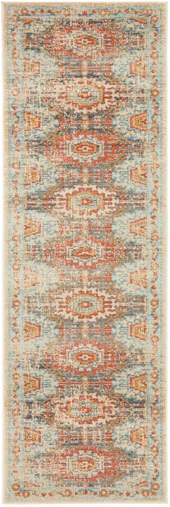 Runner Legacy Rug In Blue And Multi
