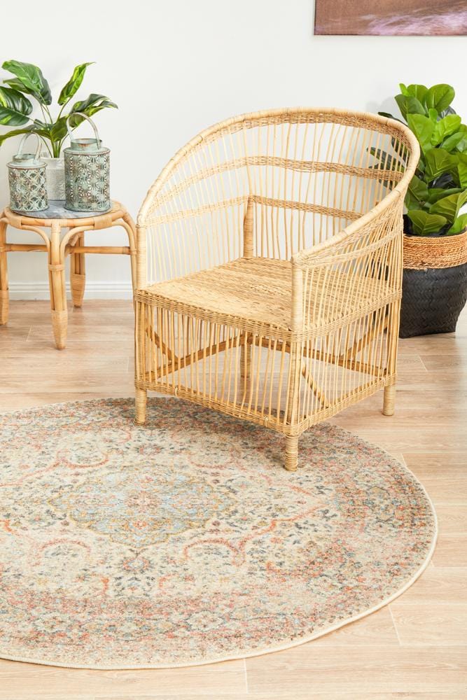 Legacy Round Rug In Papyrus