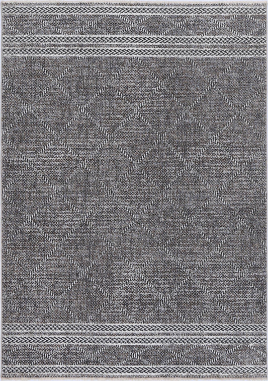 Maryland Aleppo Contemporary Soft In Charcoal Rug