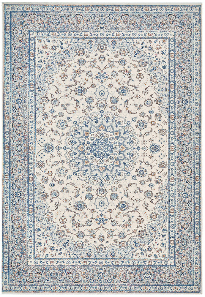 Melody Kashan In Ivory Rug