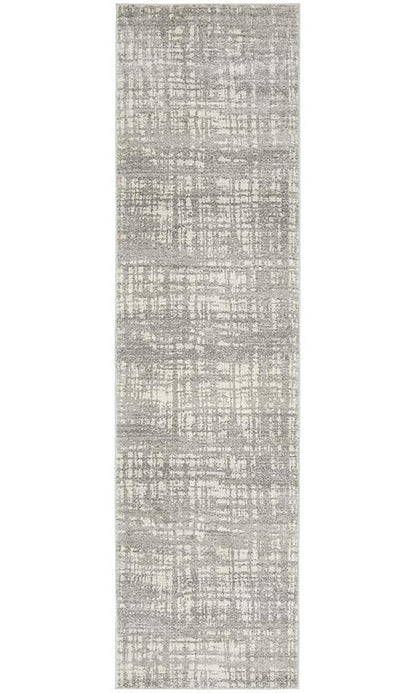 Silver Mirage Abstract Area Rug