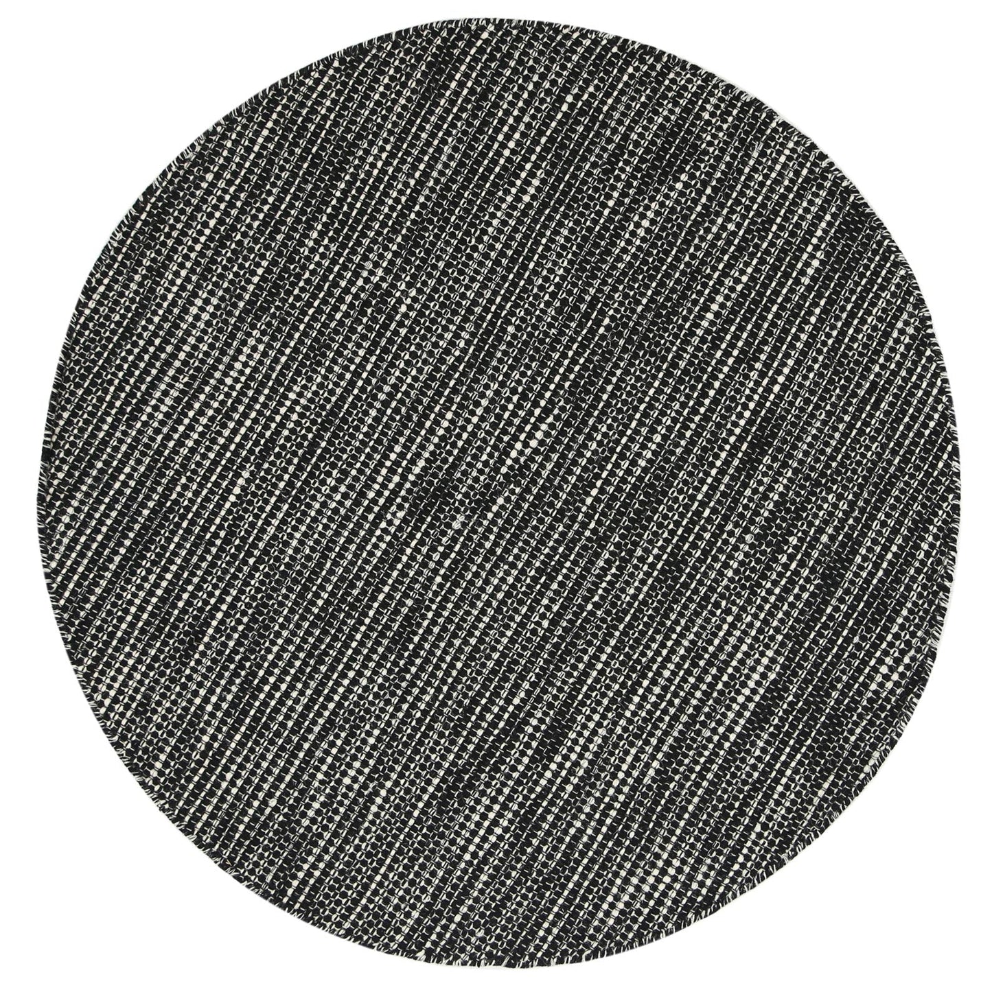 Nordic in Black & White : Round Rug