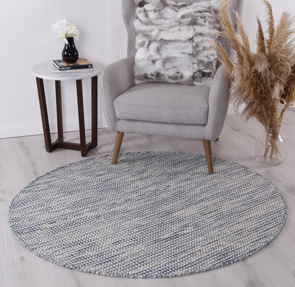 Nordic in Blue : Round Rug
