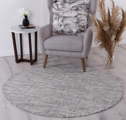 Nordic in Grey : Round Rug