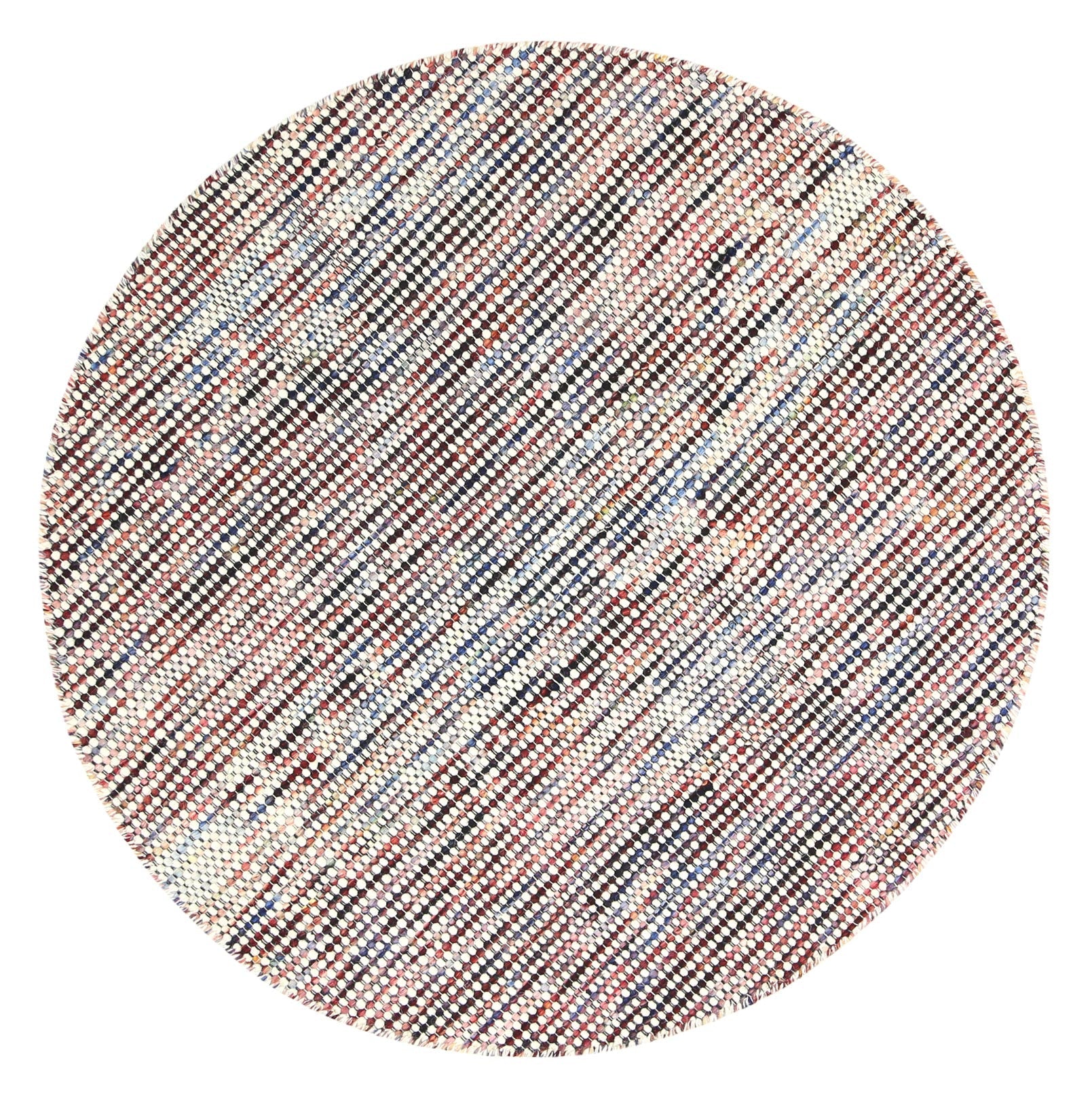 Multi Round Rug Nordic in Multi : Round Rug – Cheapest Rugs Online