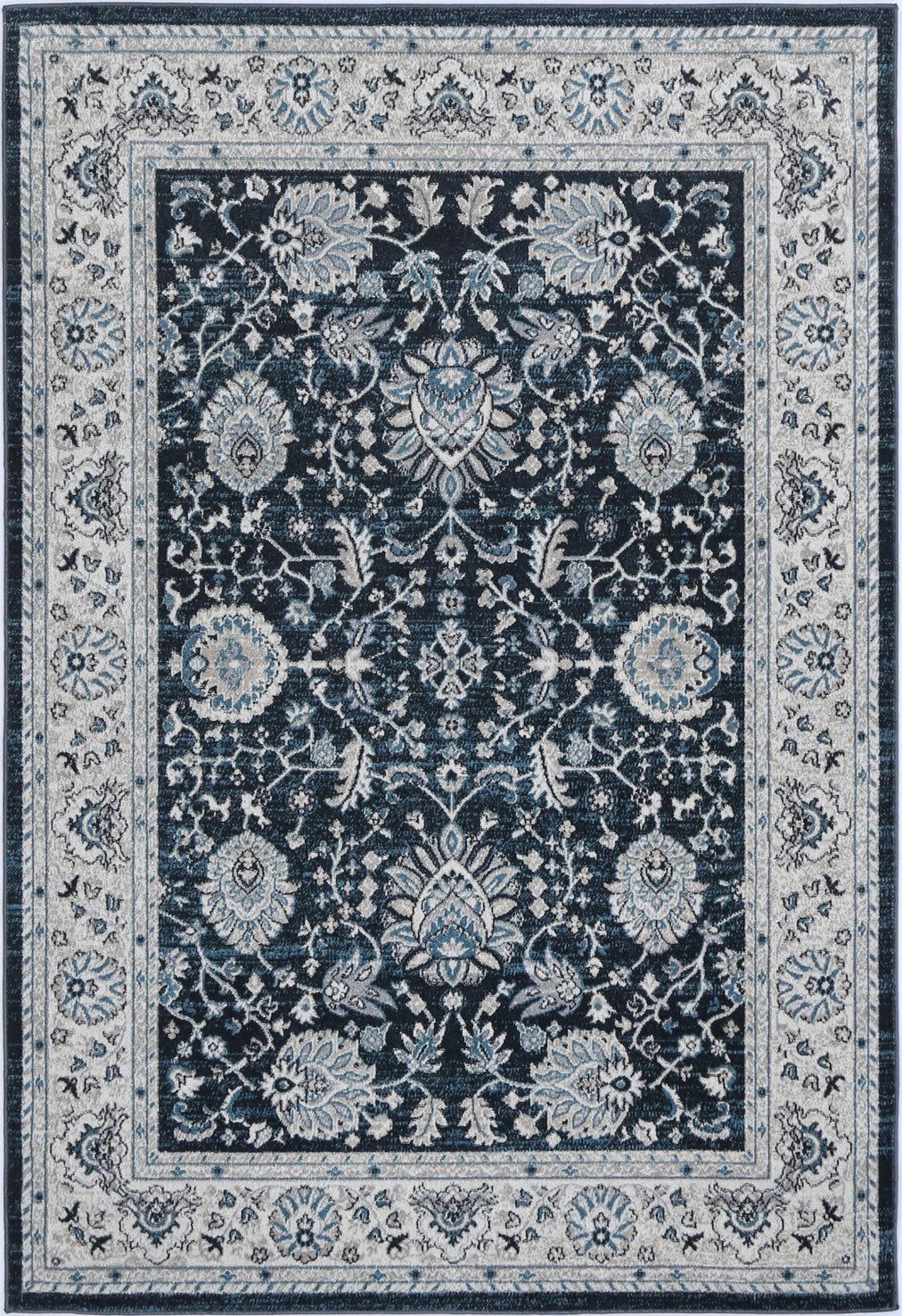 Limani Traditional Rug In Navy