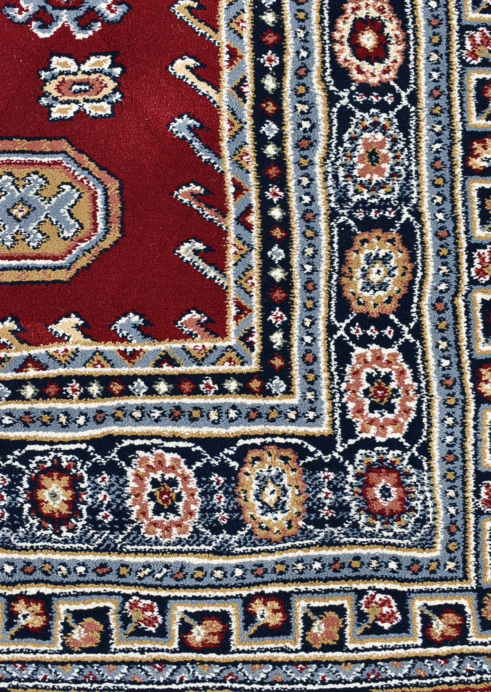 Charter 57149-1454 Medallion In Red Rug