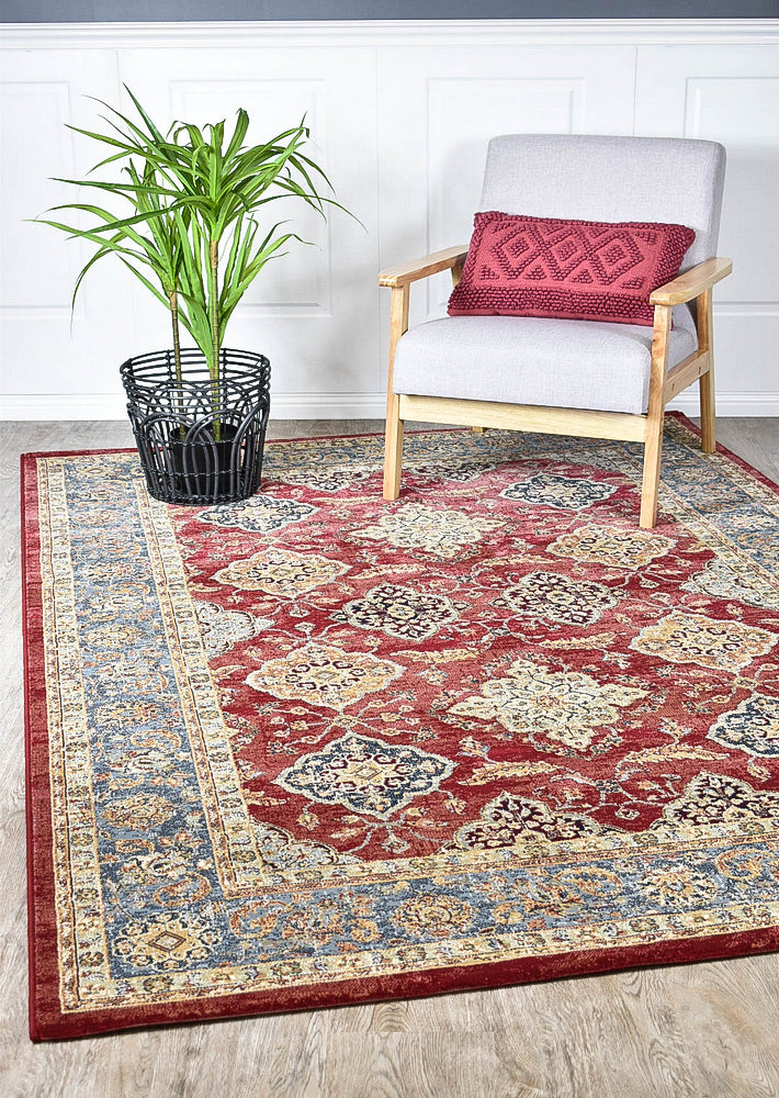 Charter 57163-1454 Traditional In Red Rug