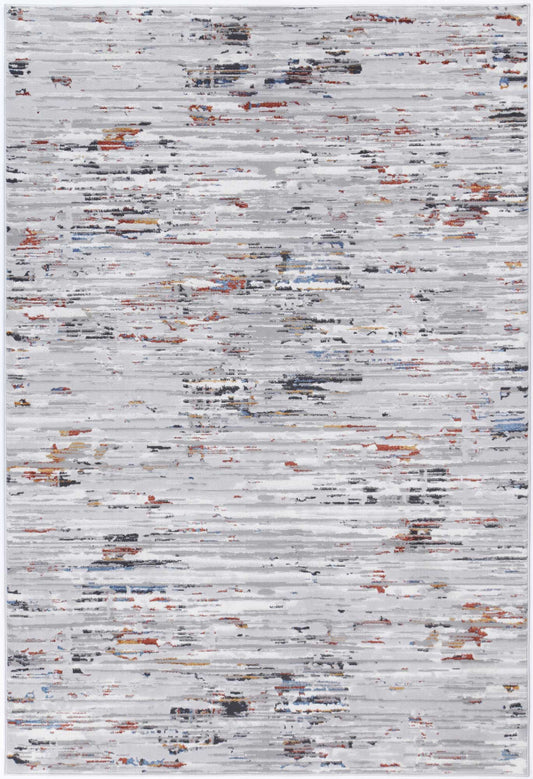 Malo Thomas Abstract In Grey & Multicolour Rug