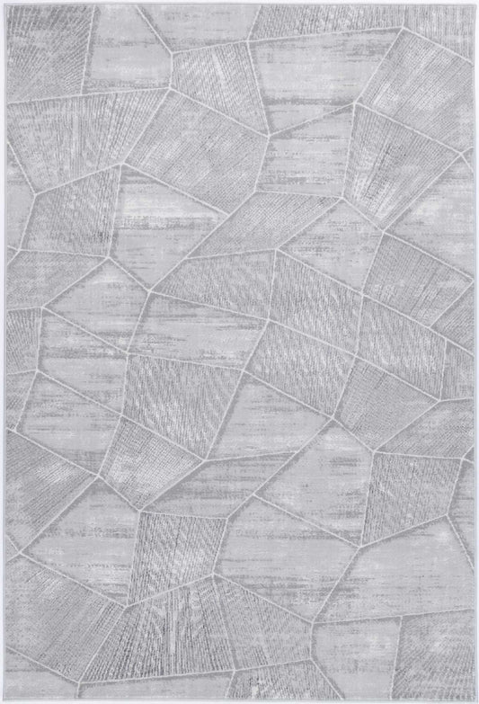 Portofino Geometric Grey Rug