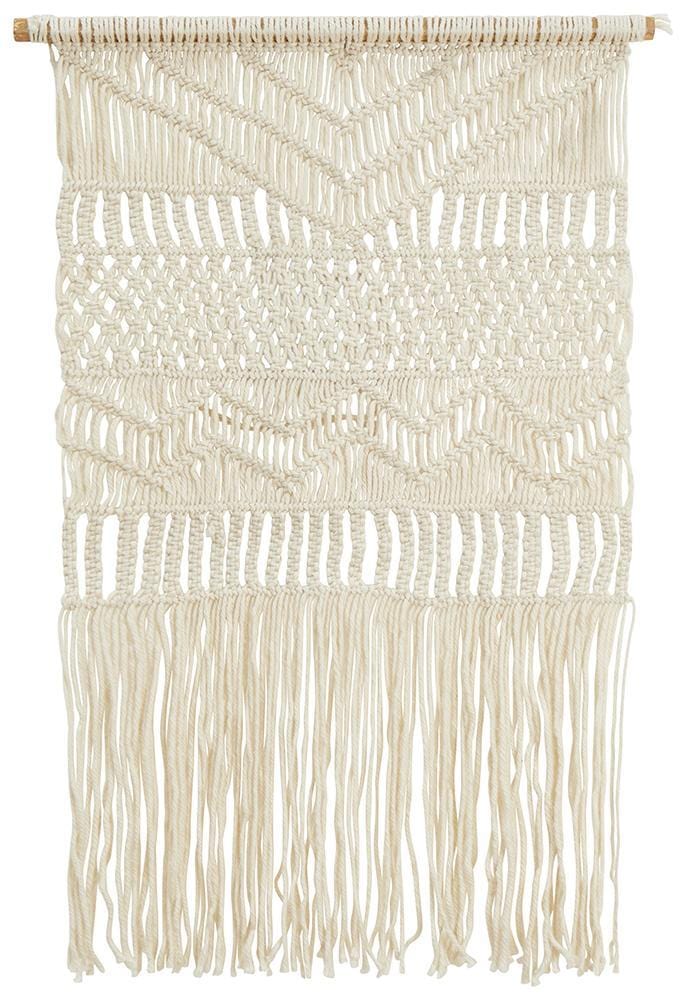 Hand Crafted Wall Hanging in Natural : 20 Rug