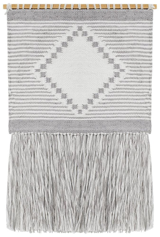 Hand Crafted Wall Hanging in Dove : 32 Rug