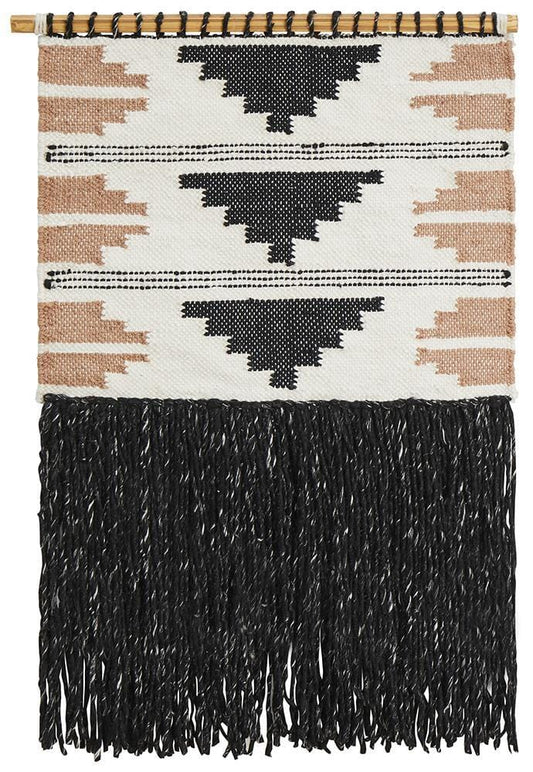 Hand Crafted Wall Hanging in Charcoal : 40 Rug