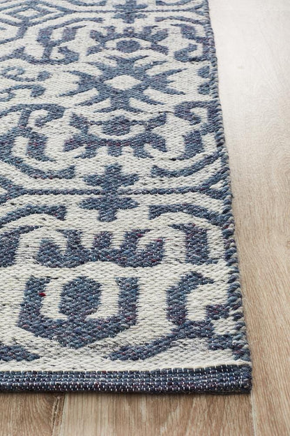 Relic Kian Silver Navy Rug - Cheapest Rugs Online
