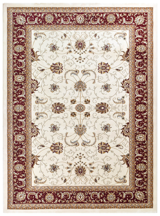 Vienna Opulent Charm Traditional in Cream Rug