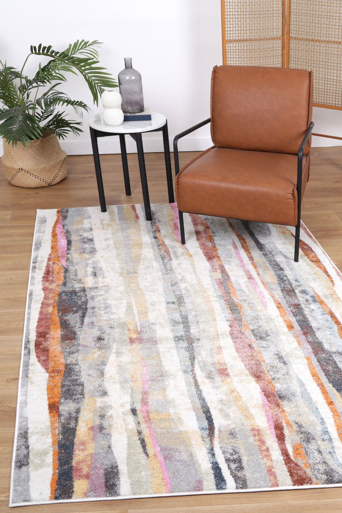 Small Multicolour Rug Santa Fe Lusia Modern In Multicolour Rug – Cheapest Rugs Online