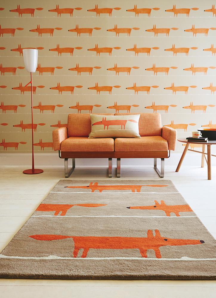 Scion Mr Fox Rug Cinnamon 25303 – Cheapest Rugs Online