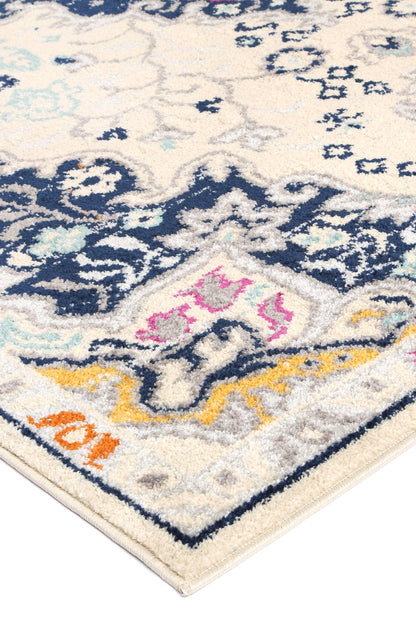 Sicily Acate Transitional In Ivory & Multicolour Rug