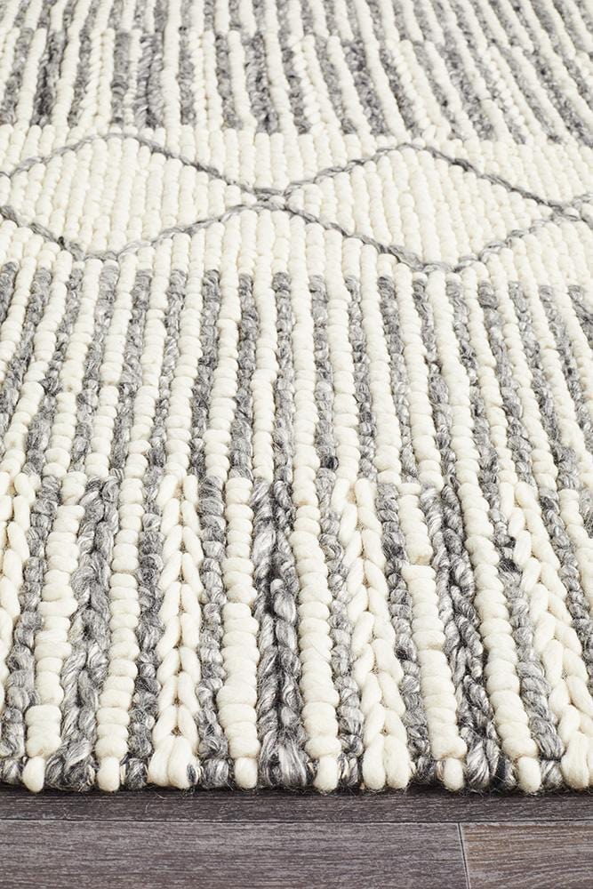 Skandi Grey & White Rug – Cheapest Rugs Online