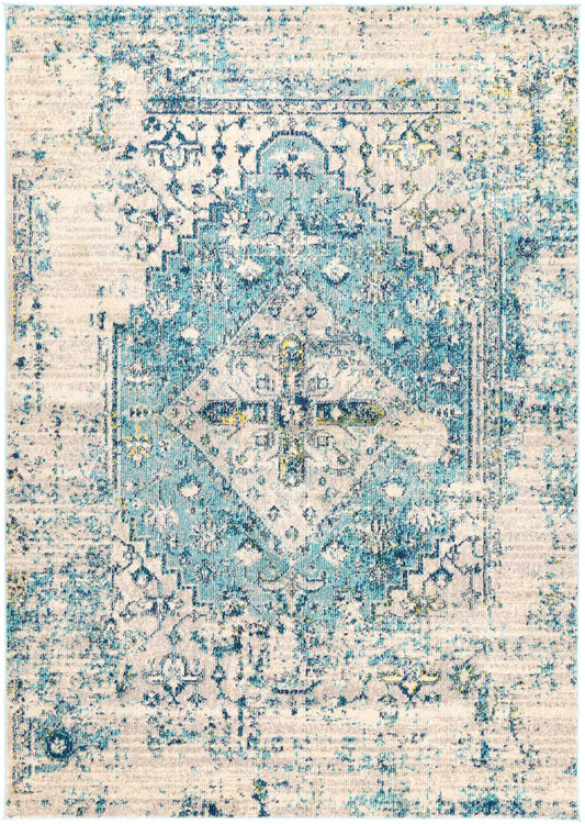 Lila Transitional Rug In Blue