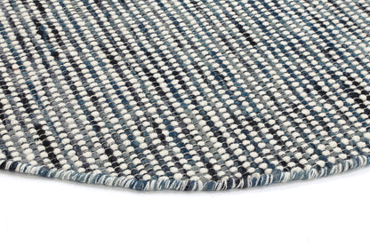 Nordic in Teal : Round Rug
